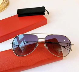 New Brand Design Sunglasses Vintage Pilot Brand Sun Glasses Band UV400 Men Women Luxury Ben Metal Frame glass Lens CT01109404889