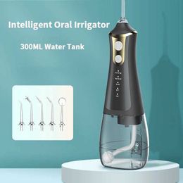 Oral Irrigators Multi functional oral irrigator with DIY portable dental sink charger USB water jet 300ML household oral care J240318