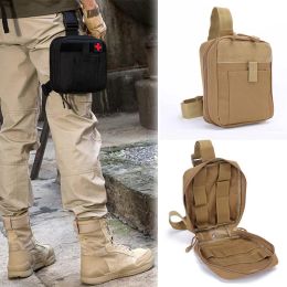 Bags Tactical Medical Kit Bag Molle EDC Pouch First Aid Kit Camping Emergency Army Military Hunting Gear Survival Tool Leg Pack