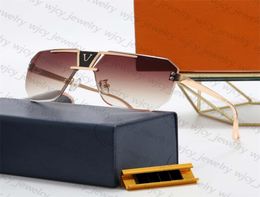 Fashion Summer Sunglasses Full Frame Designer Unisex Glasses Designer Letter Design for Man Woman 6 Option Top Quality5163628