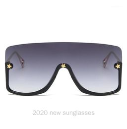 Sunglasses Orange Black Square Women 2021 Trending One Piece Eyewear Rectangle Shades Sun Glasses For Men NX16521698