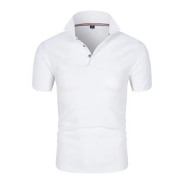 summer Men's Golf Casual Short Sleeve T-shirt outdoors Sports T-shirt Men's Golf Top Lapel collar Customised image