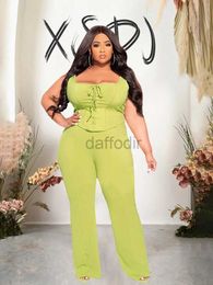 Women's Tracksuits Sexy Outfit Clubwear Set Women Summer Off Shoulder Top Pants Bodycon Plus Size Clothing Dropshipping Wholesale 24318