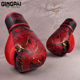 Protective Gear High Quality Boxing Gloves Adult Professional Training Boxers Men S Womens Sanda Boxing Boxer Kickboxing Training Equipment yq240318