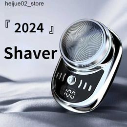 Electric Shavers Electric Mini Razor USB Charging Razor Waterproof Mens and Womens Travel Portable Razor New Upgrade 2024 Shiny Model Q240318