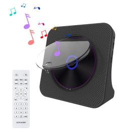 Speakers Portable Home CD Player Fm Radio Wall Mountable Retro Bluetoothcompatible Music Disc Album CD Player USB Remote Control Speaker