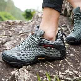 Fitness Shoes Mountain Men's Hiking Hunting Boots Sport Women Trekking Breathable Mesh Climbing Walking Ankle Outdoor Sneakers
