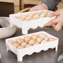 Storage Bottles Refrigerator Egg Organiser Holder Divided Anti-Collision Refrigerated Rack For Home Kitchen