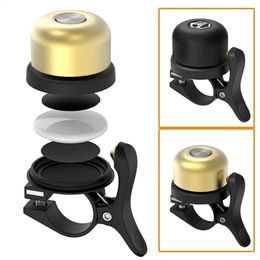 Bicycle Bell For AirTag Bike Mount GPS Tracker Waterproof Brass Holder Hides AirTag Under Bike Bell Anti-Theft Bike Accessories 240318