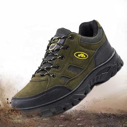 HBP Non-Brand Mens hiking shoes Waterproof and anti-skid hiking shoes Outdoor ankle mens hiking shoes