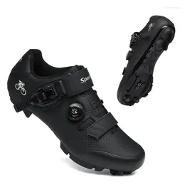 Cycling Shoes Outdoor Sneakers MTB Men Women Mountain Road Bike Non-slip Cleats Trainers Black Motocross Racing Male