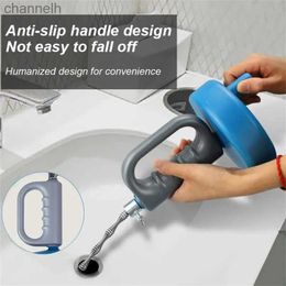 Other Household Cleaning Tools Accessories 7 Metres Sewer Pipe Unblocker Snake Spring Dredging Tool For Bathroom Kitchen Hair Sink Pipeline 240318