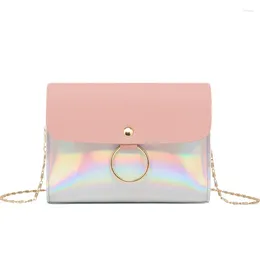 Shoulder Bags Casual Trendy Women Chain Bag Laser Mobile Phone Messenger Coin Purse Large Capacity Conventional Handbag