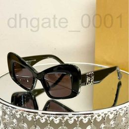 Occhiali da sole designer moda gatto occhiali da sole da sole occhiali da sole maschile protezione UV lw40128 0fy6