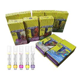 J eeter Juice Glass Carts Atomizers Ceramic Coil Cartridges 0.8ml 1.0ml Empty 510 Thread Cartridge with Packaging Vaporizer