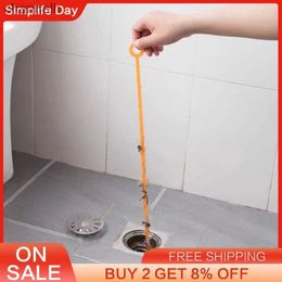 Other Household Cleaning Tools Accessories Kitchen Sink Hook Sewer Dredging Spring Pipe Hair Tool Removal Drain Cleaners 240318