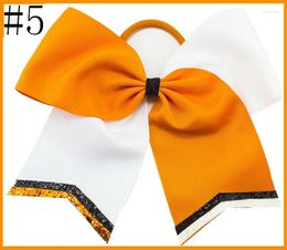 Hair Accessories 50pcs Glitter Cheer Bows Cheerleading Bow With Tails