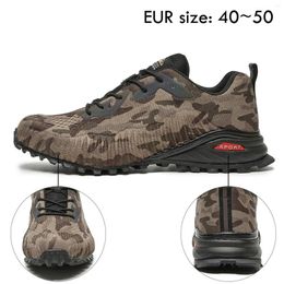 Casual Shoes Big Size Sneakers 40-50 Men Trail Running Male Breathable Knit Athletic Tennis Jogging Walking Outdoor