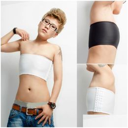 Womens Shapers Wholesale-Casual Strapless Chest Breast Binder Trans Lesbian Tomboy Cosplay Drop Delivery Apparel Underwear Ot2Sv