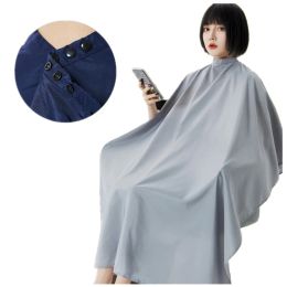 Tools Salon Profession Hair Stylist Haircut Shawl Hairdresser Cutting Hair AntiStatic NonStick Hair Apron Barber Shop Button Cape