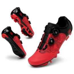 Boots Outdoor Sports Cycling Shoes Mtb Men Selflocking Speed Sneaker Road Bike Boots Spd Cleats Mountain Bicycle Shoes Women Racing
