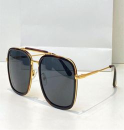 Fashion vintage designer 0665 sunglasses for men classic square metal plus plate glasses Outdoor business wild style AntiUltravio2331412
