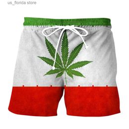 Шорты Mens E3D Plaging Shrunks 2023 Summer Mens Mens Hemp 3D Prant