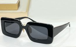 Rectangle Sunglasses Black/Black Smoke Lenses Women Summer Shades Sunnies Lunettes de Soleil Glasses Occhiali da sole UV400 Eyewear