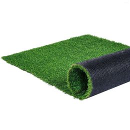 Decorative Flowers BENTISM 6x10ft Artificial Grass Turf Tile Realistic Rug 35mm Height Natural Looking Fake Synthetic