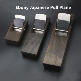 Joiners Japanese Style Wood Planer Wooden Well Square Plane Pull Planer Woodworking Tool Desktop Ebony Planer Japanese Planer