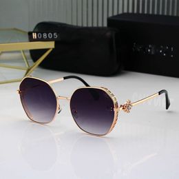 designer channel sunglasses for woman style large round frame outdoor sunshade sunglasses Womens sunglasses With Box