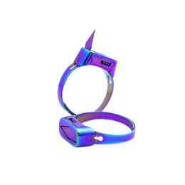 Batch Dream Keeper New Couple Fashion Colourful Purple Emergency Wolf Defence Ring