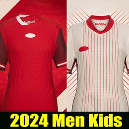 2024 2025 Canadas soccer jersey Copa America home away football shirt men kids kit