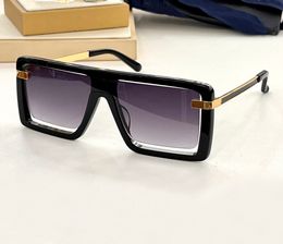 Rectangle Sunglasses Black/Grey Gradient Men Women Summer Shades Sunnies Lunettes de Soleil Glasses Occhiali da sole UV400 Eyewear