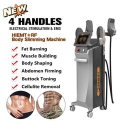 14 Tesla EMS Sculpting Machine with RF Body Slimming Tightening Electromagnetic Cellulite Removal Device Abdomen Lifting Fat Burning Body Contouring Equipment