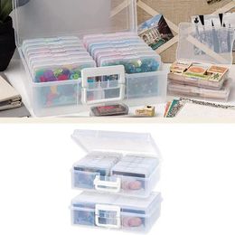 Decorative Plates Transparent Box Keeper Square Clear PVC Boxes Gift Packaging For Candy Jewellery Storage Wedding Party Favour Packing