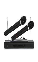 AT306 Professional Karaoke Dual Wireless Handheld Microphone System Home KTV W2203145481365