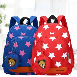 Backpack Children Cartoon Schoolbag For Boys Girls Pre-school Middle Large Classes 3-4-5-year-old Kindergarten