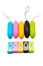 RomeoNight Colorful Portable Wireless Waterproof MP3 Vibrators Remote Control Women Body Massager Vibrator Sex Toys q110615072271709635