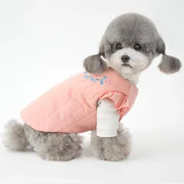 Dog Apparel Pet Jacket Sleeve Dress-up Soft Texture Cats Vest Coat Outfit For Autumn