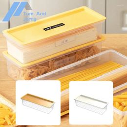 Storage Bottles Noodle Box Rectangular Plastic Refrigerator Food Preservation Kitchen Cereal With Lid Sealed Tool