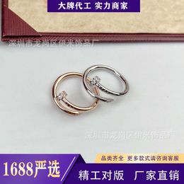 screw carter rings nail senior sense card ring adjusted for men women with classic fashion matching KOIT