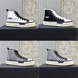 AM Ma 1 Designer Shoes Court Hi Sneaker Fashion Stars Shoe Men Canvas High Top Sneakers Luxury Sport Ball Casual with Box Size 40-45 amirliness ami amiiris amirirs ODQL