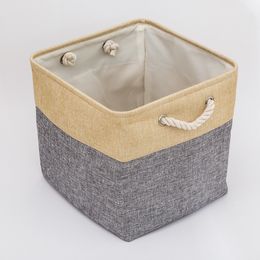 Manufacturer linen laundry basket Dustproof foldable Clothing storage basket
