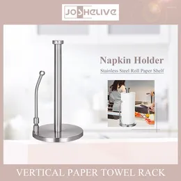 Kitchen Storage Stainless Iron Table Roll Paper Towel Holder Stand Rack Organiser Shelf Bathroom Hardware Holders