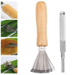 Decorative Flowers Flower Arrangement Tool Rectifier Plants Cleaner Stainless Steel Rake Corrector Cleaning Arranging Wire