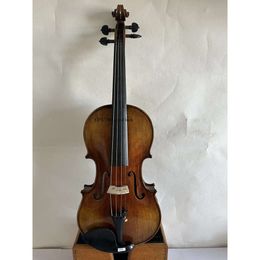 Violin Stradi Model Flamed Maple Back Spruce Top Hand Carved K