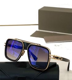 Men Women Designer Sunglasses GRAND LXN EVO 403 Metal Minimalist Retro Mach Collection sunglasses New design Masonry Cut Edge Original Box5217298