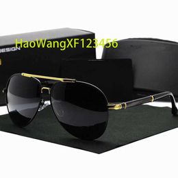 2023 Luxury sports custom Classic famous brand Sunglasses black uv400 Mirror Eyewear Male Polarised Men Driving Sun Glasses