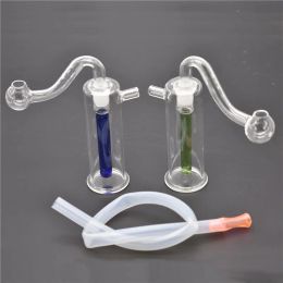 HIGH QUALITY Glass Water Pipe Smoking Pipes Percolator Glass Bongs Oil Burner Water Pipes Oil Rigs Smoking with HOSE AND POT ZZ